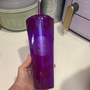 Starbucks Radiant Purple Tumbler with Straw